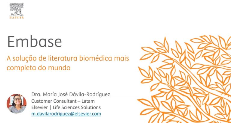 Gravação Do Webinar Conheça Embase, Sua Aliada Na Busca De Literatura ...